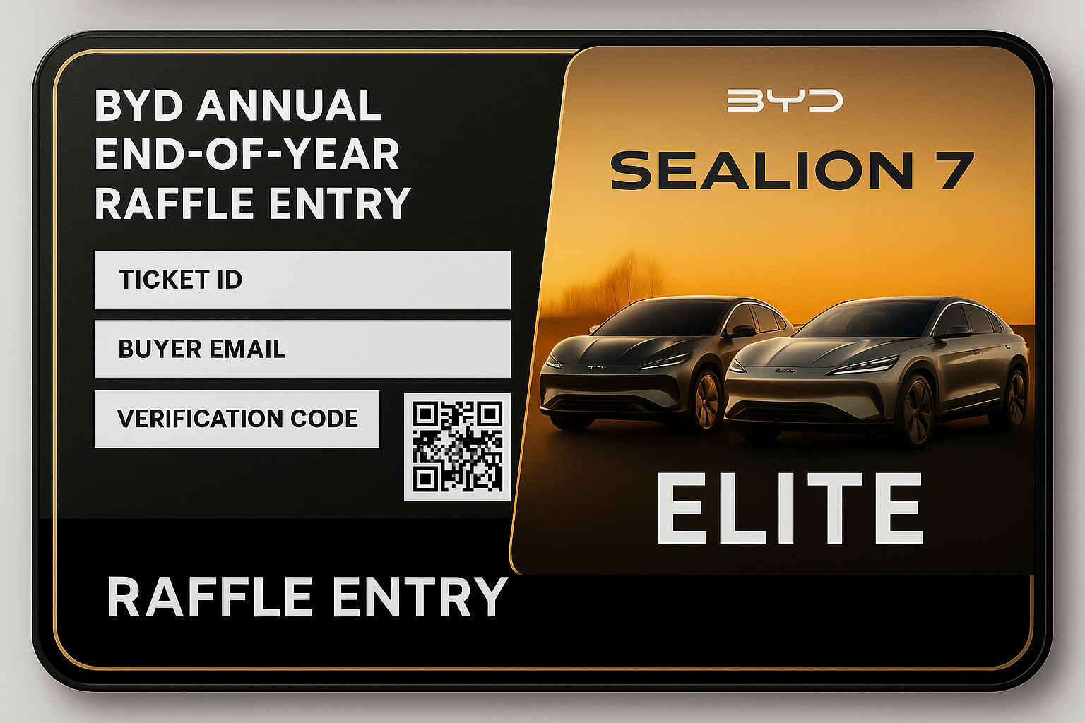 BYD Elite Ticket