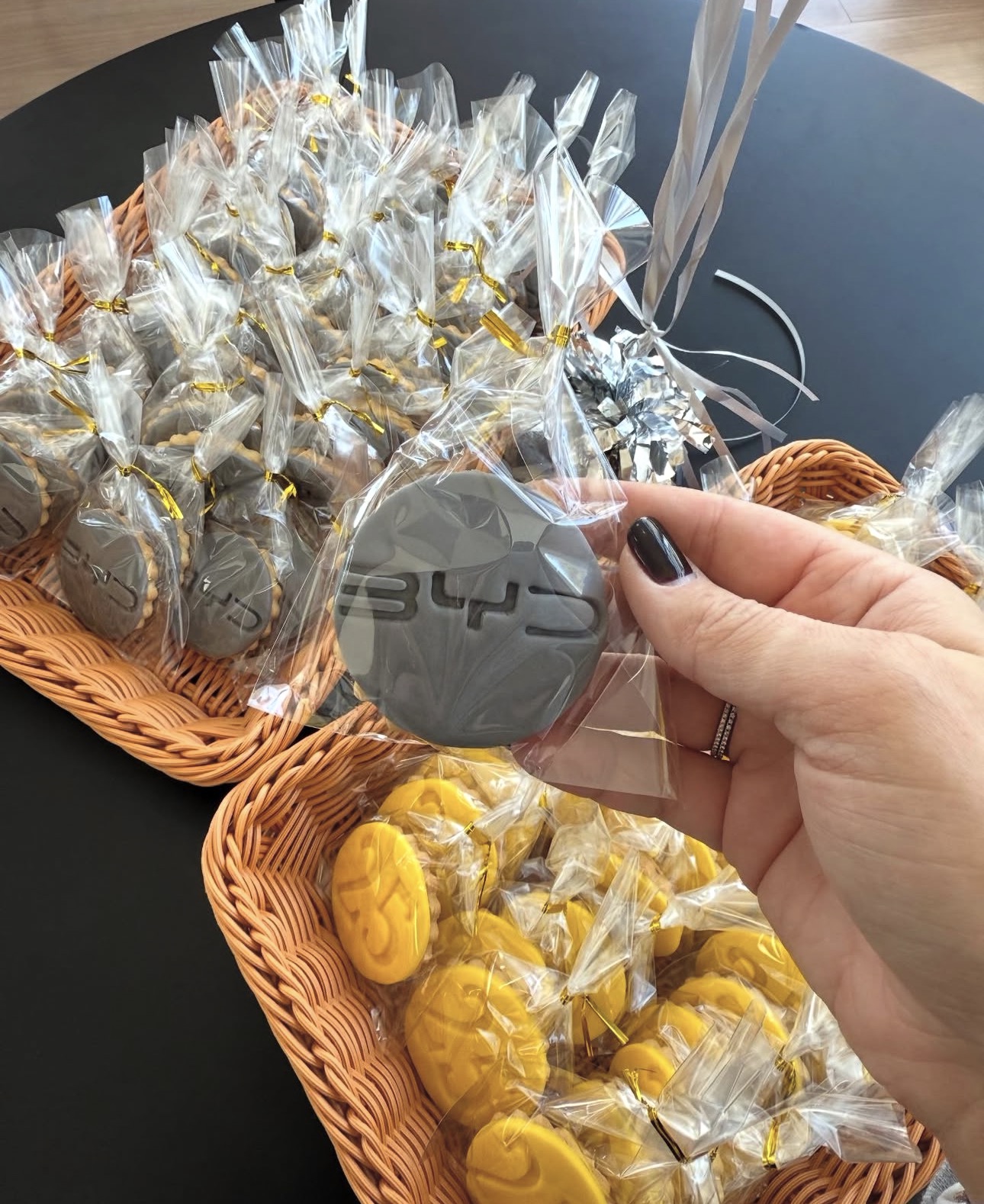 Happy BYD customer receiving keys